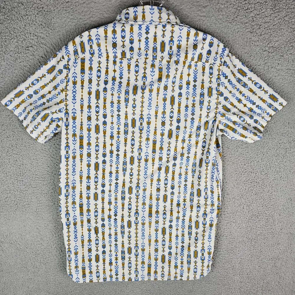 The‎ North Face Shirt Mens Small Geometric Button Up Short Sleeve Men